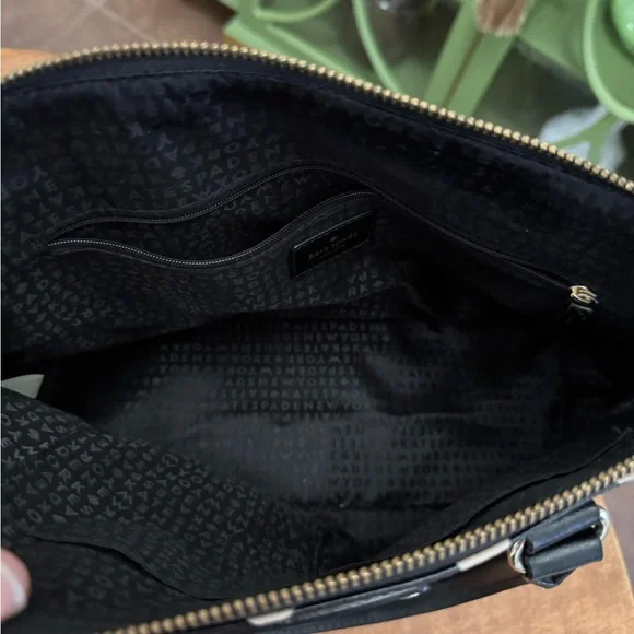 Kate Spade Black and Pink Polka Dot Wellesley Handbag and Neda Wallet Set - Picture 6 of 16